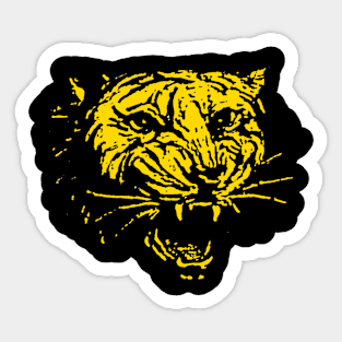 Yellow Tiger Sticker